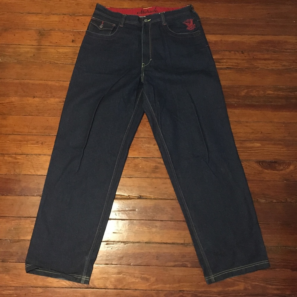 Attitude Brand Patch Jeans